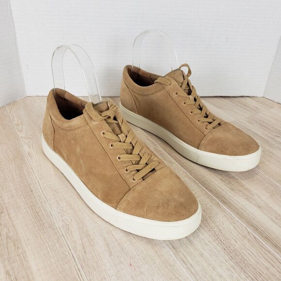 Vince Tan Suede Peyton Lace‑Up Sneakers Women’s Size 8 Minimalist Casual Shoe main image 6